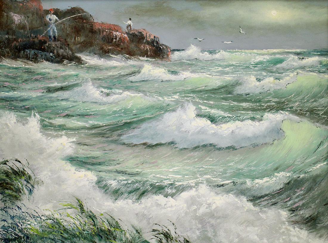 SAM NEWTON HIGHWAYMEN PAINTING & SIGNED BOOK (1 of 11)