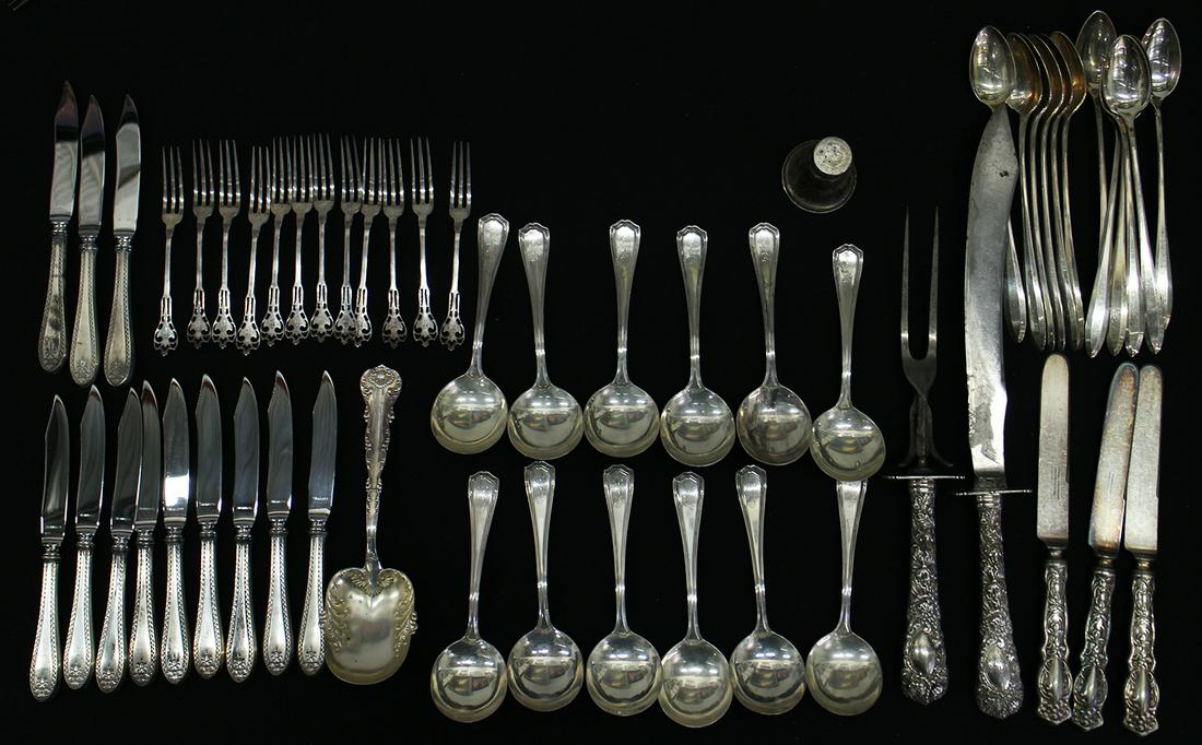 STERLING & SILVERPLATE FLATWARE COLLECTION (1 of 4)