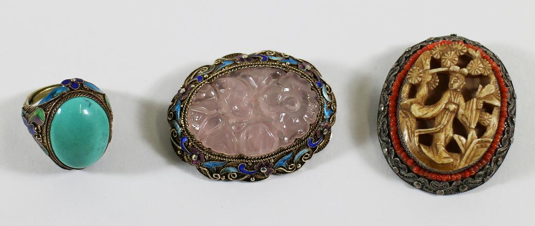 ANTIQUE CHINESE EXPORT JEWELERY (1 of 5)