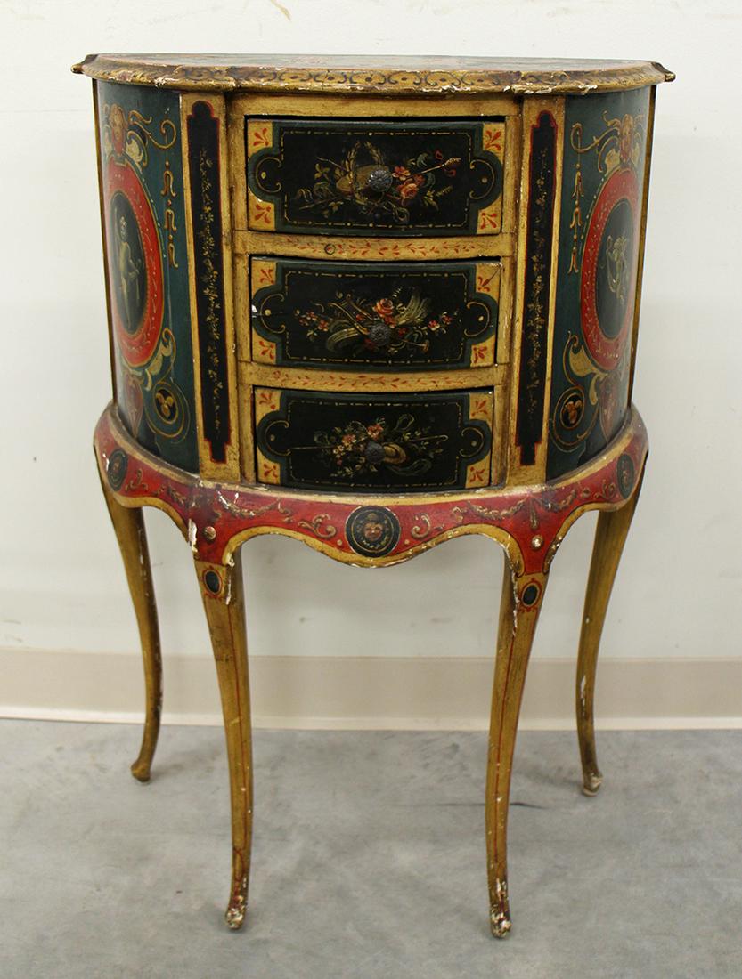 NEOCLASSICAL STYLE PAINTED CABINET (1 of 3)