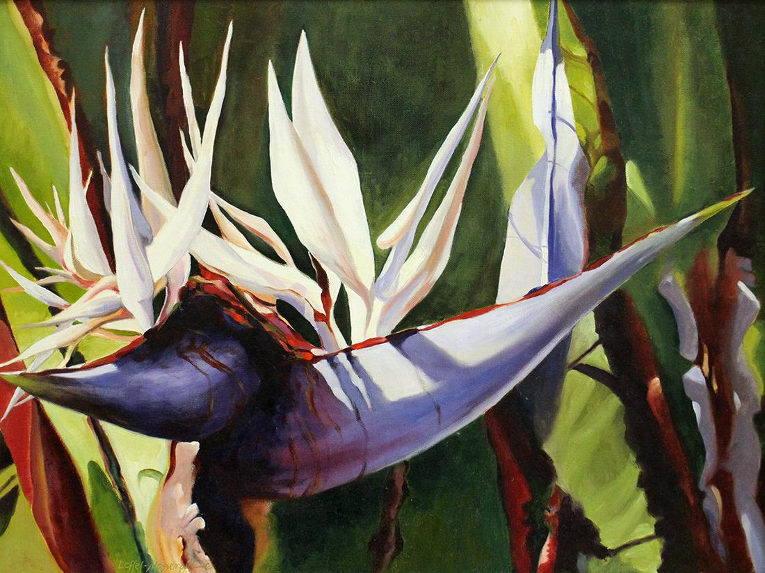 KAREN LEFFEL MASSENGILL BIRD OF PARADISE PAINTING (1 of 4)