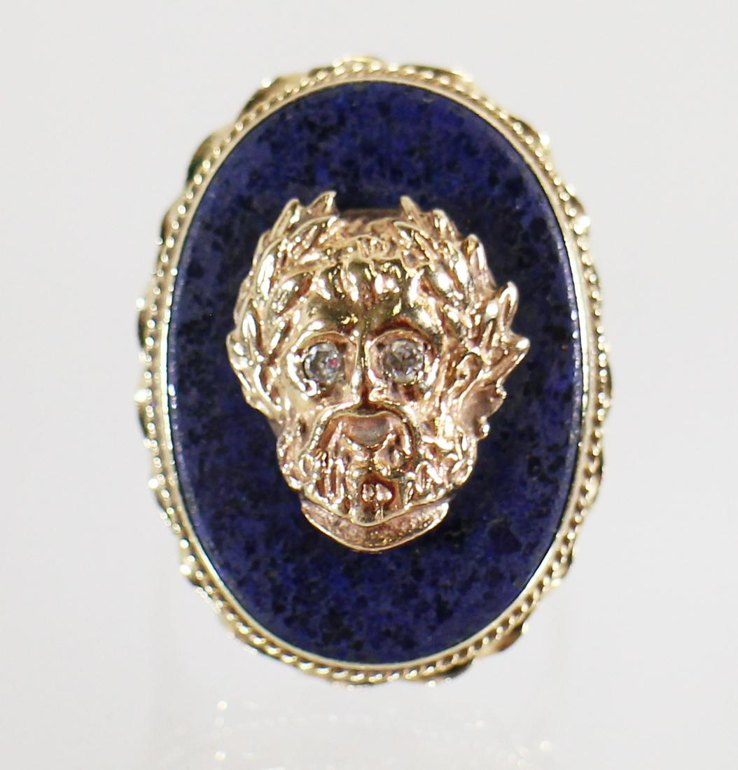 14K DIAMOND EYE BUST RING (1 of 3)