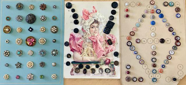 VICTORIAN ANTIQUE BUTTON COLLECTION (1 of 12)