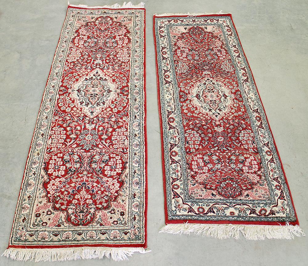 (2) RED WOOL RUNNER RUGS (1 of 5)