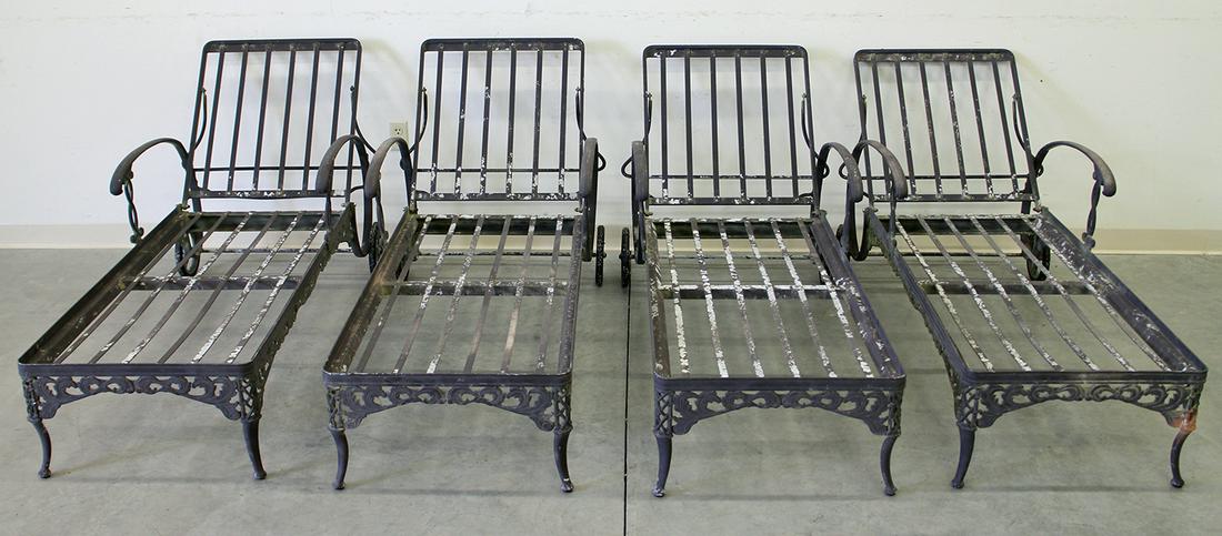 Vintage brown jordan chaise lounge deals