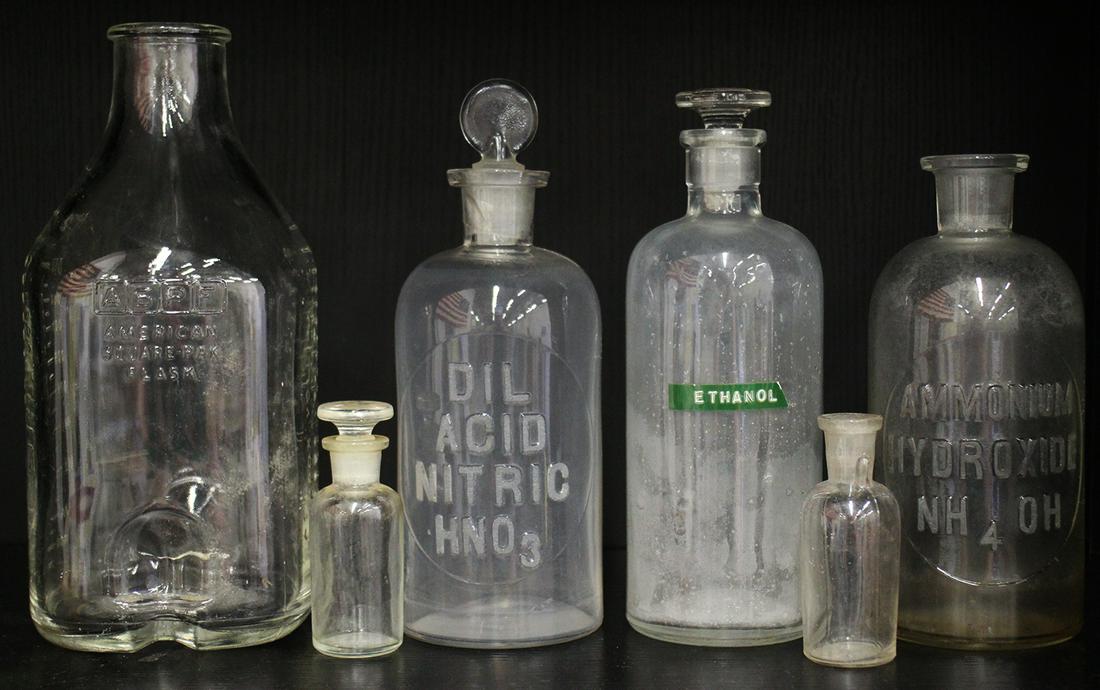 ANTIQUE APOTHECARY BOTTLES (1 of 3)