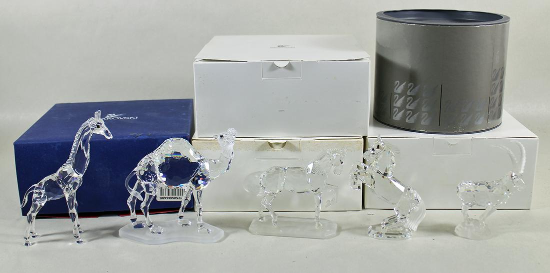 (5) SWAROVSKI CRYSTAL FIGURINES (1 of 3)