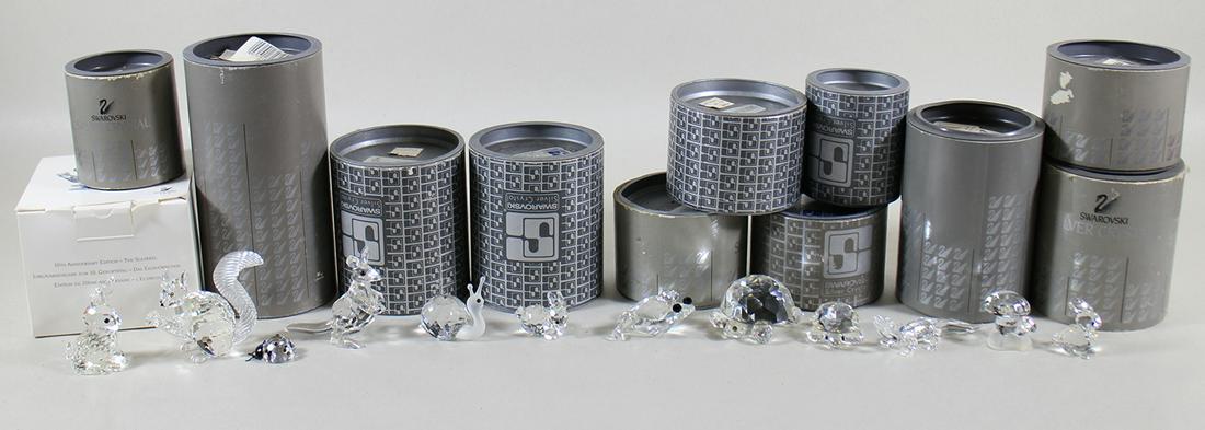 (12) SWAROVSKI CRYSTAL FIGURINES (1 of 4)