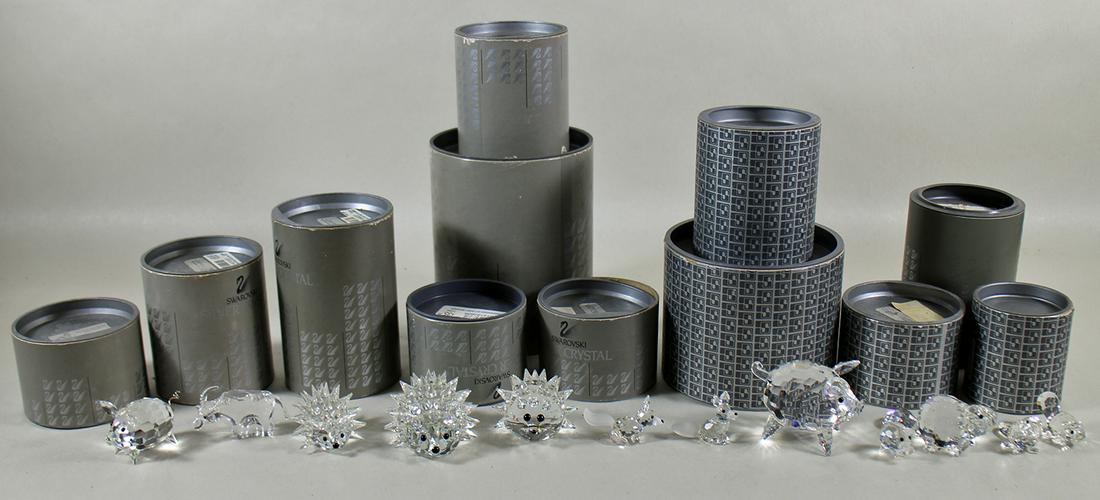 (12) SWAROVSKI CRYSTAL FIGURINES (1 of 5)