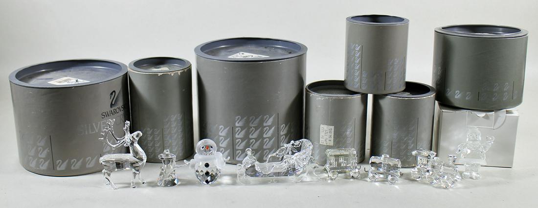 (8) SWAROVSKI CRYSTAL HOLIDAY FIGURINES (1 of 3)
