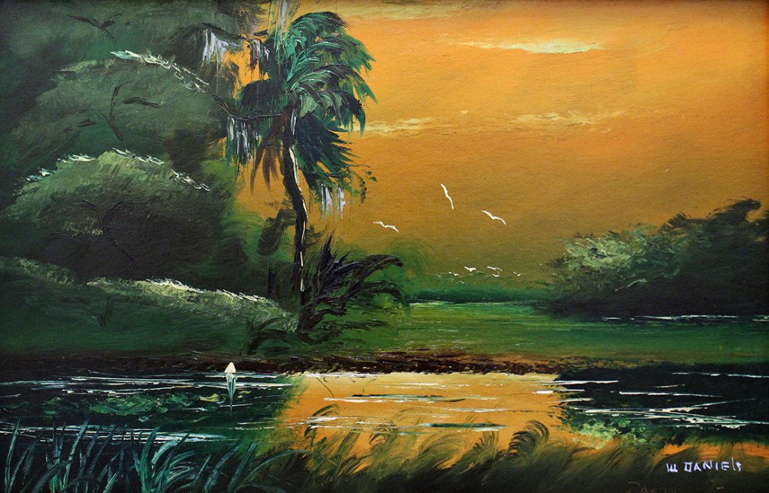 WILLIE DANIELS HIGHWAYMEN PAINTING (1 of 6)