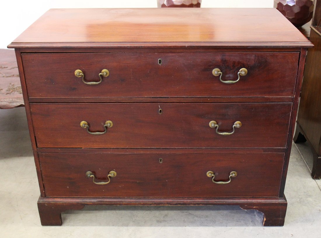 18TH CENT. ENGLISH CHEST (1 of 3)