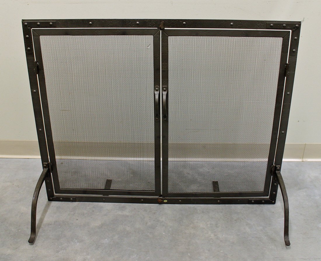 FIREPLACE SCREEN: Measures 39" wide.