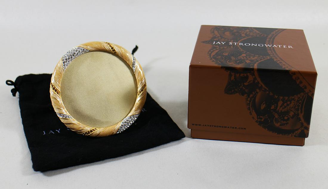 JAY STRONGWATER SIGNED ROUND PICTURE FRAME (1 of 3)