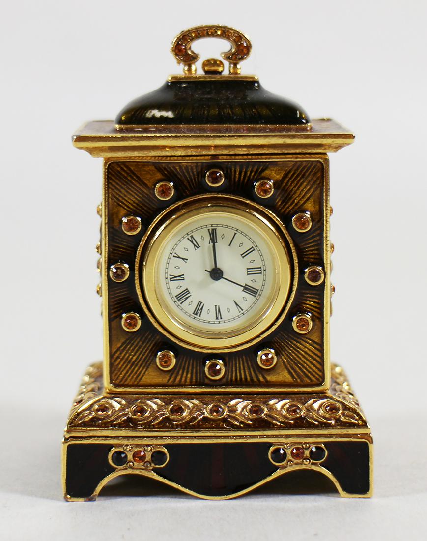 JAY STRONGWATER SIGNED SMALL CLOCK (1 of 4)