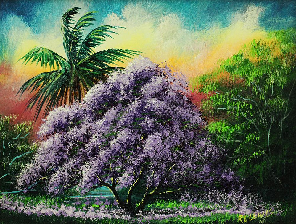 R.L. LEWIS HIGHWAYMEN PAINTING (1 of 5)