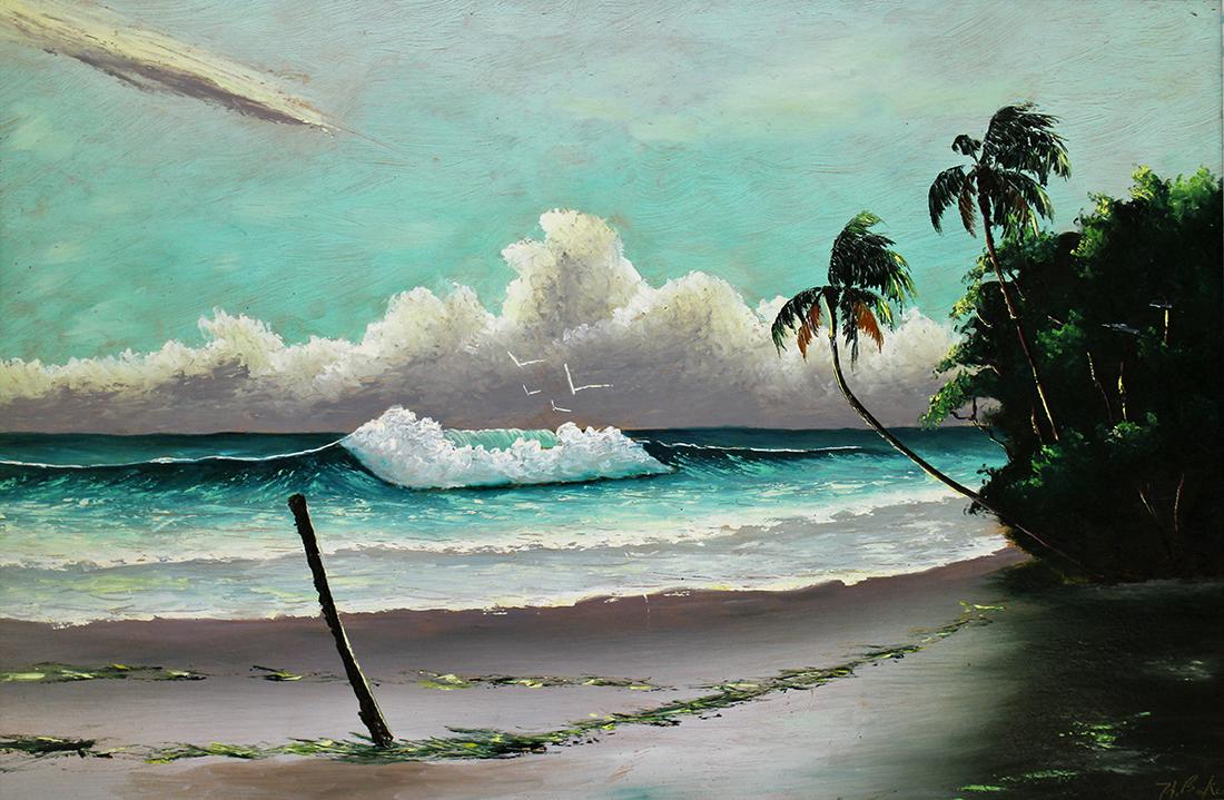 HEZEKIAH BAKER HIGHWAYMEN PAINTING (1 of 6)