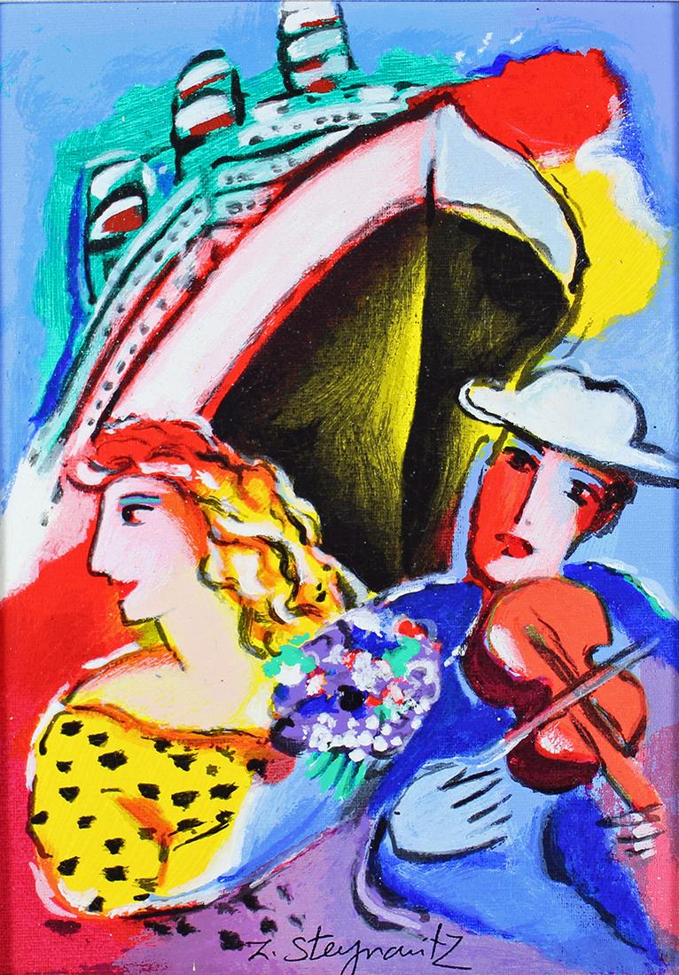 ZAMY STEYNOVITZ EMBELLISHED SERIGRAPH (1 of 3)