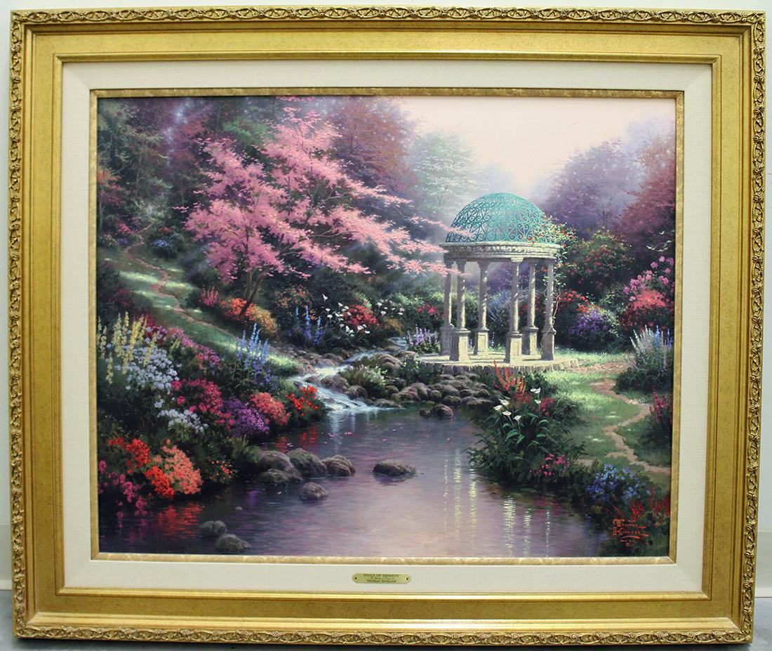 THOMAS KINKADE POOLS OF SERENITY CANVAS PRINT (1 of 3)
