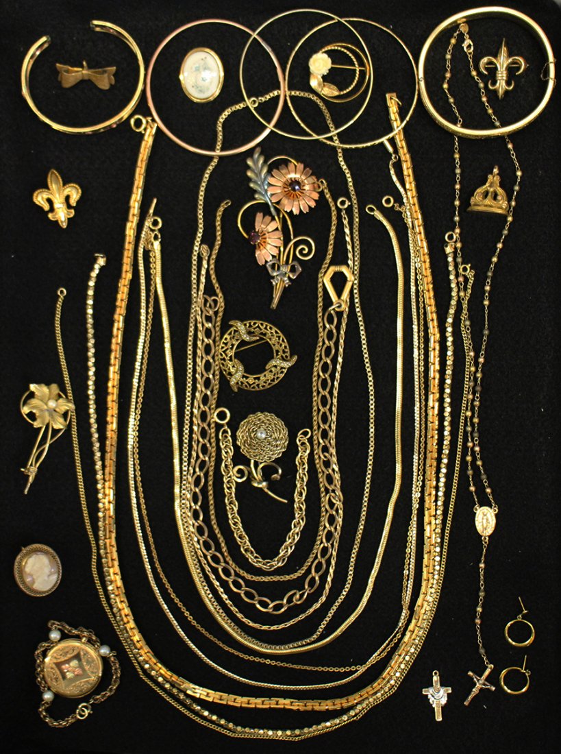 VINTAGE GOLD FILLED JEWELERY (1 of 4)