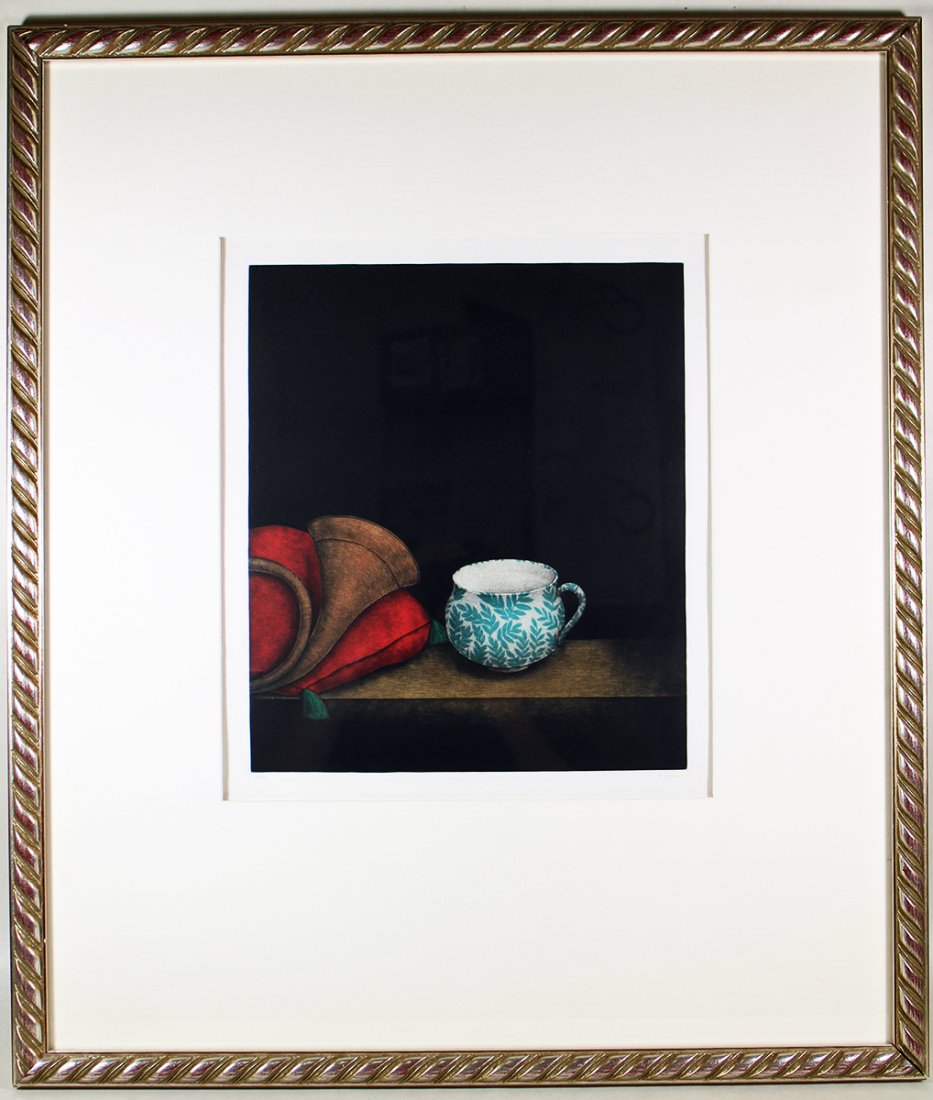 TOMOE YOKOI STILL LIFE MEZZOTINT (1 of 4)