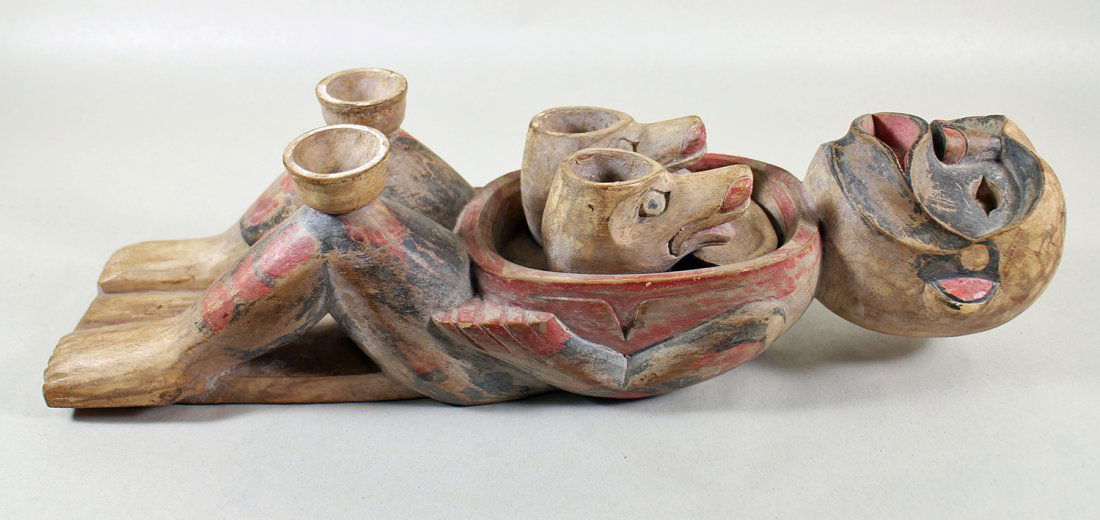 MBOLE OFIKA TRIBAL CEREMONIAL HANGING FIGURE (1 of 4)