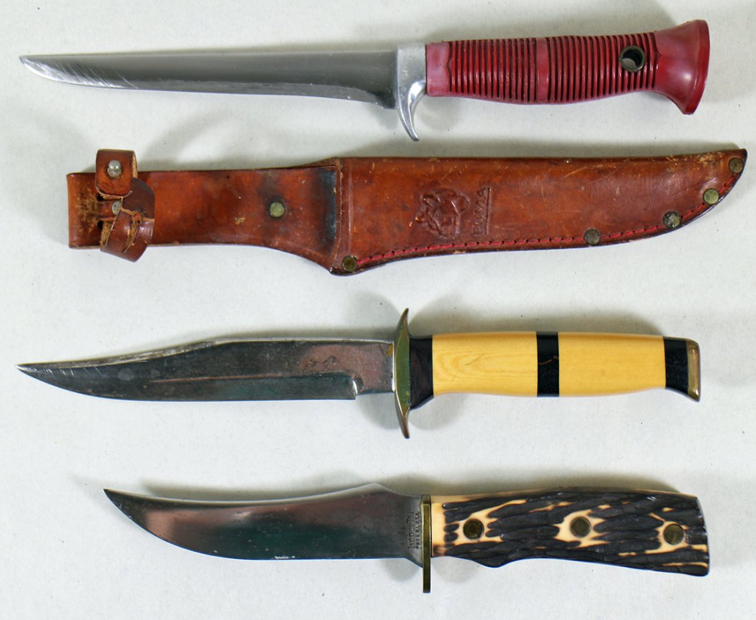 (3) VINTAGE HUNTING & FISHING KNIVES (1 of 2)