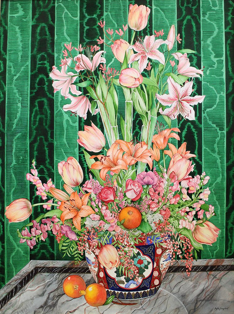 PEYTON CARMICHAEL LILIES & TULIPS PAINTING (1 of 6)