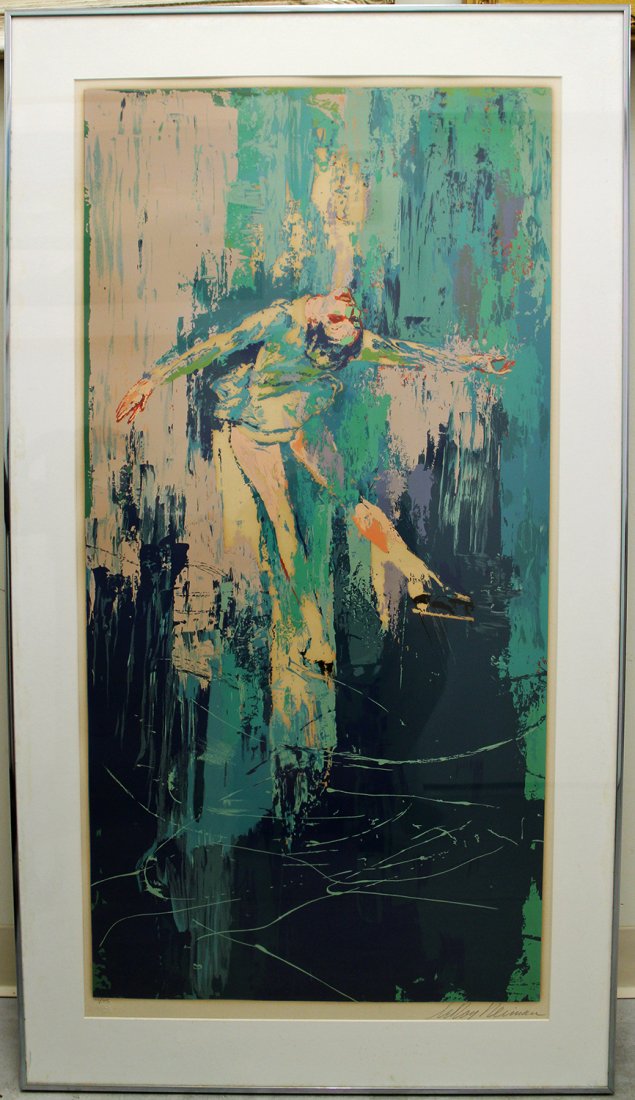 LEROY NEIMAN ICE SKATING SERIGRAPH (1 of 4)
