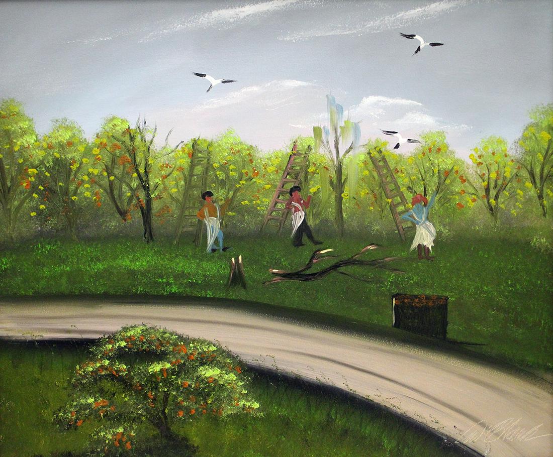 AL BLACK ORANGE GROVE HIGHWAYMEN PAINTING (1 of 5)