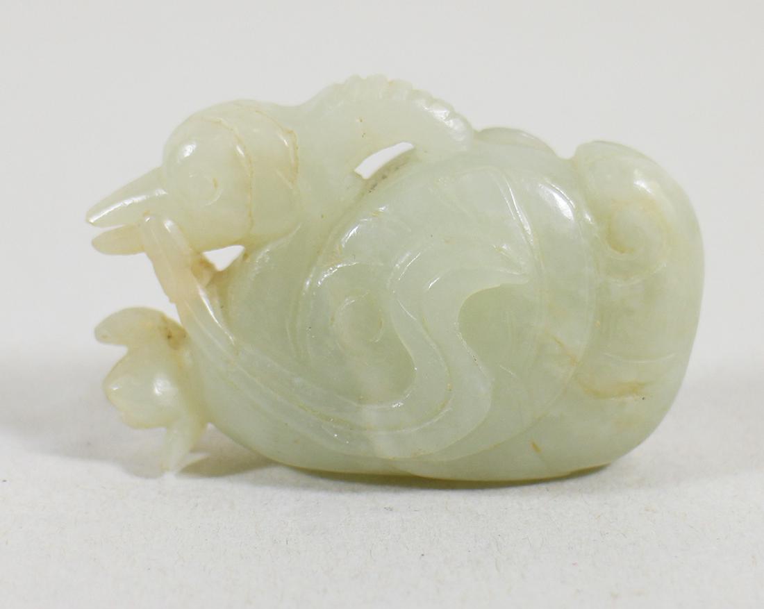 19TH CENTURY CHINESE JADE BELT ORNAMENT (1 of 4)