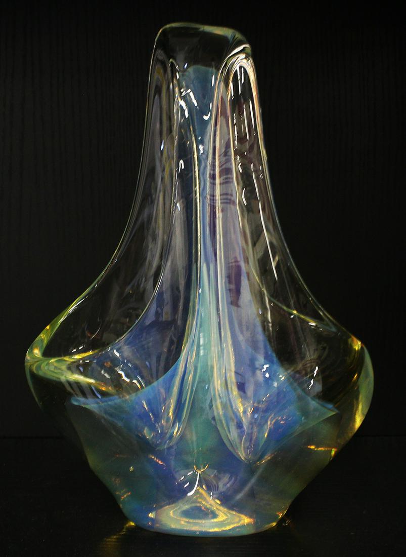 CHARLES WRIGHT ART GLASS VASE (1 of 4)