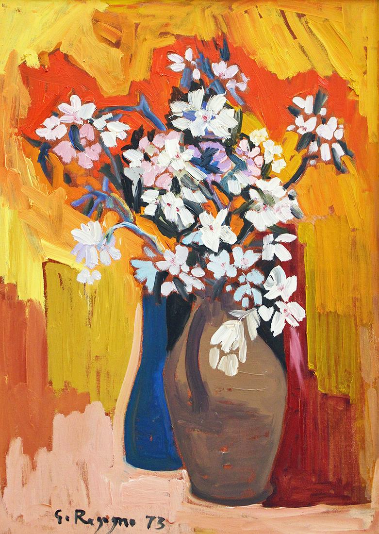 GIUSEPPE RAGOGNA COUNTRY FLOWERS PAINTING (1 of 4)