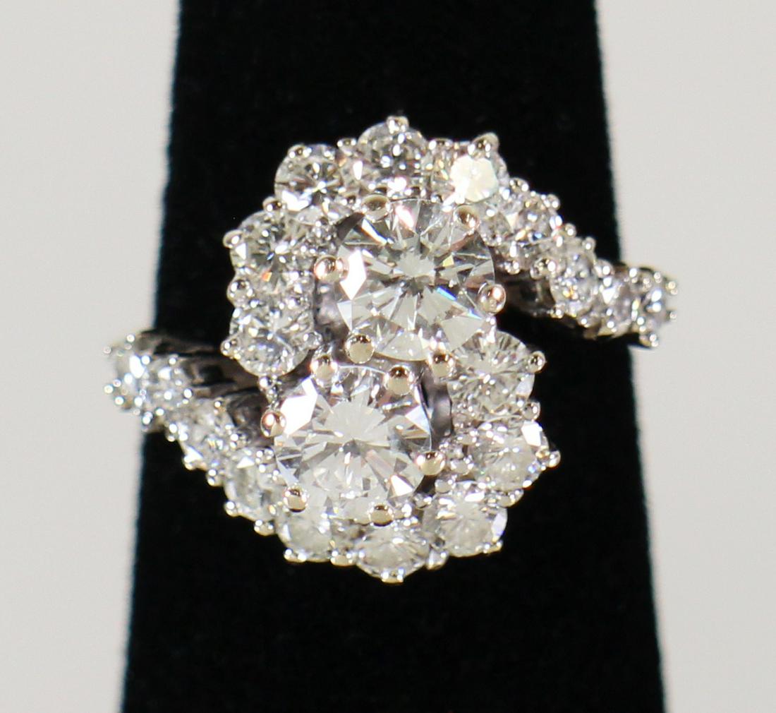 18K 2.64 TCW DIAMOND RING (1 of 3)