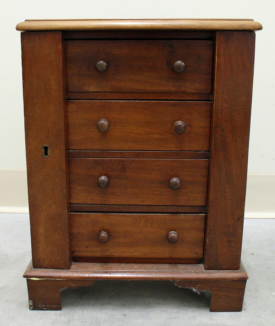 19TH CENTURY ENGLISH SPICE CHEST (1 of 5)