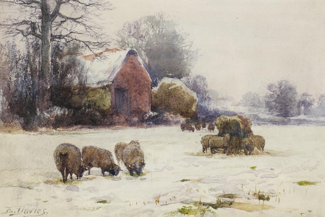 E. DAVIES WATERCOLOR PAINTING (1 of 4)