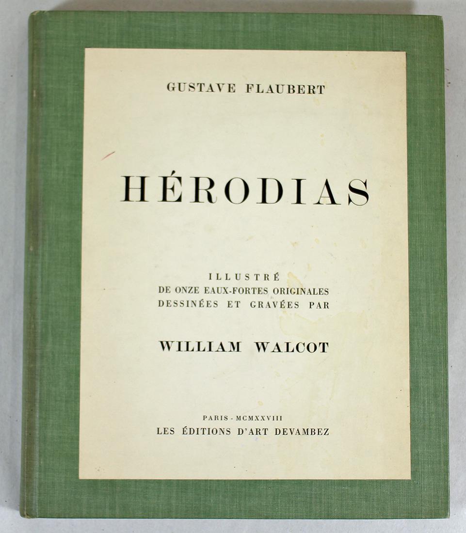 HERODIAS GUSTAVE FLAUBERT, WILLIAM WALCOT BOOK (1 of 4)