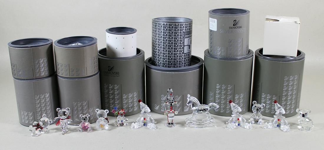 (12) SWAROVSKI CRYSTAL FIGURINES (1 of 4)