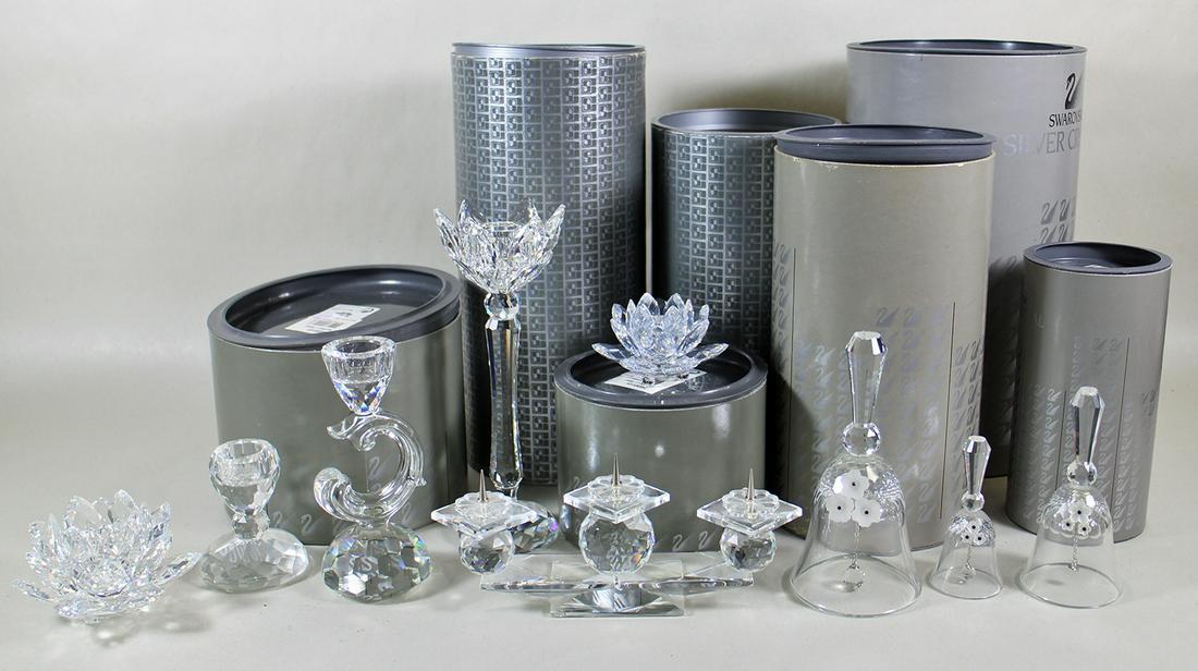 SWAROVSKI CANDLESTICK & BELL COLLECTION (1 of 4)