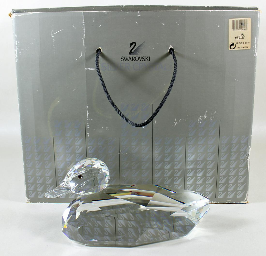 SWAROVSKI GIANT MALLARD FIGURINE (1 of 4)