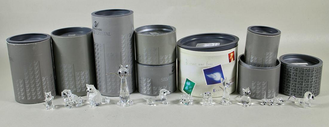 (9) SWAROVSKI CRYSTAL DOGS & CATS (1 of 4)