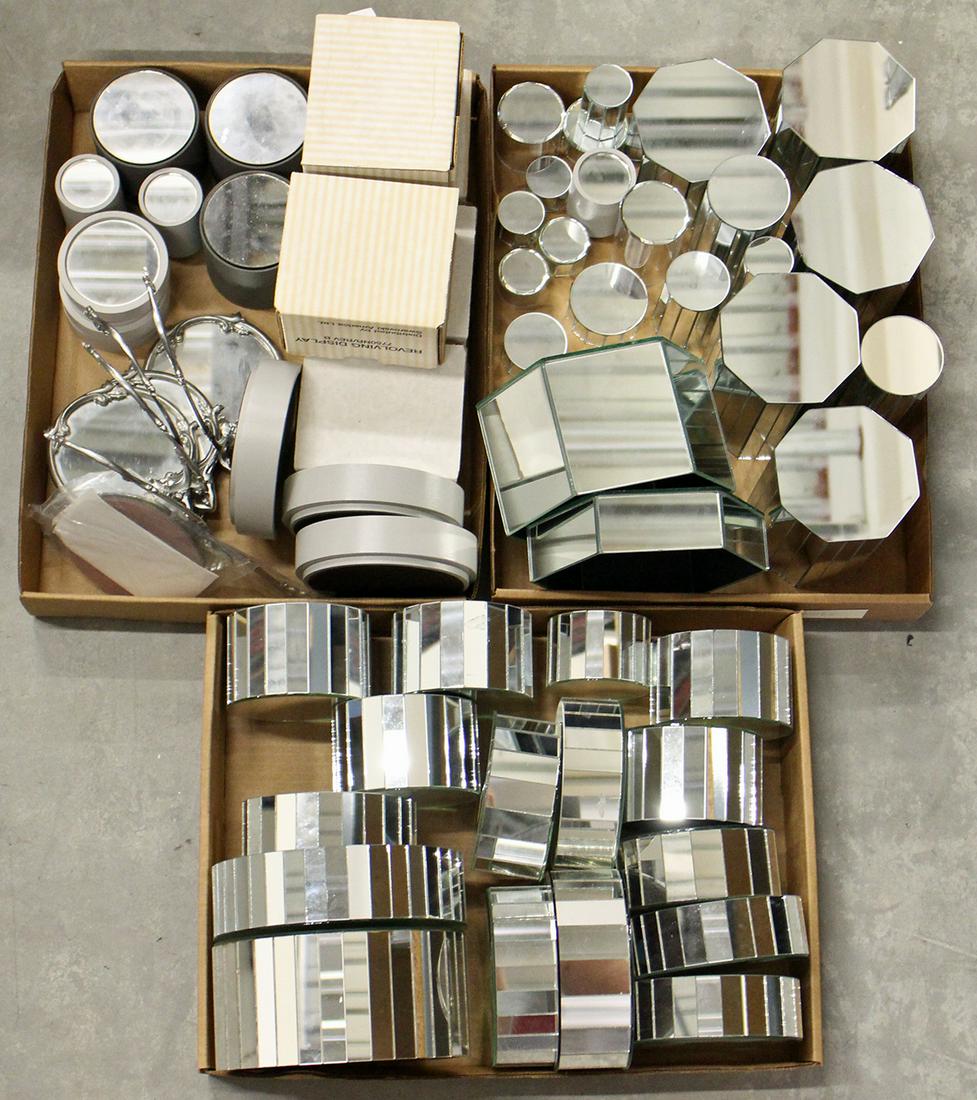 SWAROVSKI ROTATING & MIRRORED GLASS DISPLAY STANDS (1 of 3)