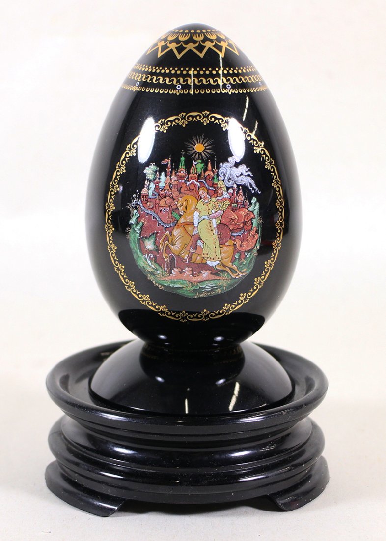 RUSSIAN FAIRY TALE EGG - RUSLAN & LUDMILA (1 of 4)