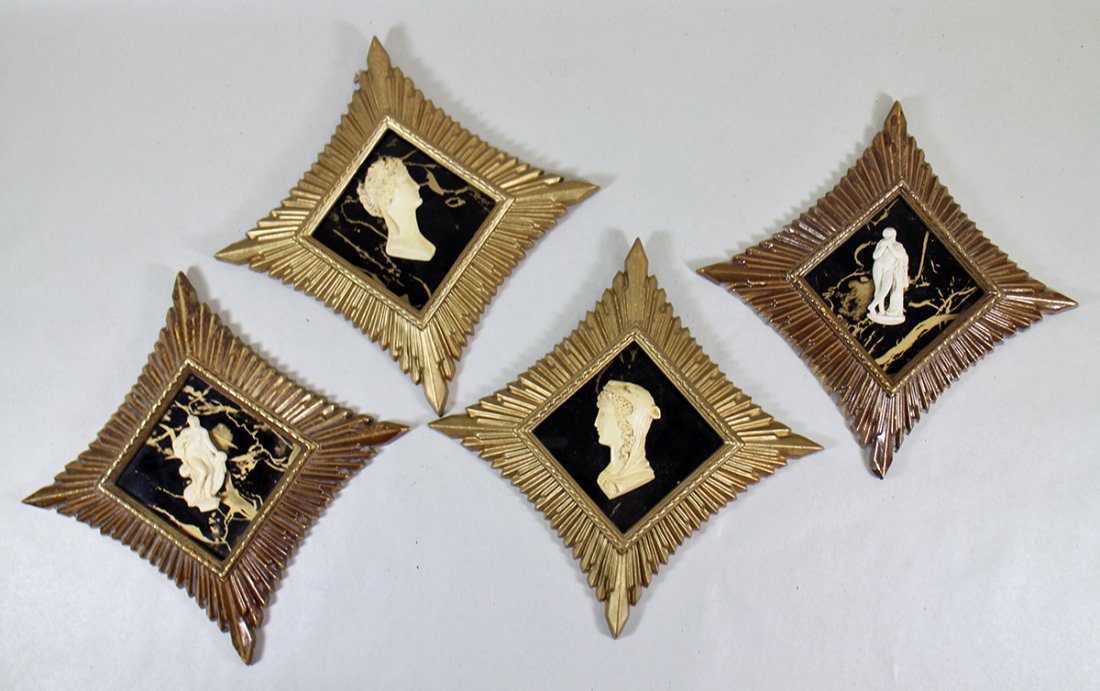 (4) FRAMED GREEK MYTHOLOGY PLAQUES (1 of 3)
