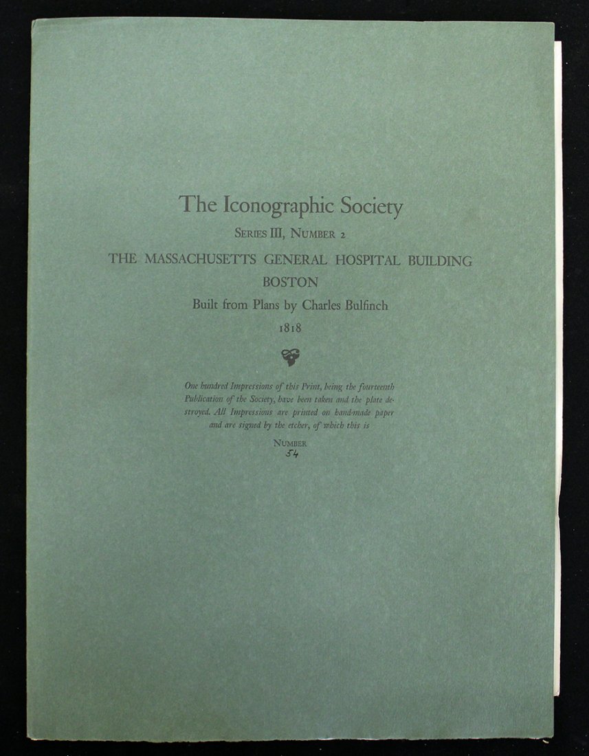 THE INCONOGRAPHIC SOCIETY - BOSTON BUILDINGS FOLIO (1 of 4)