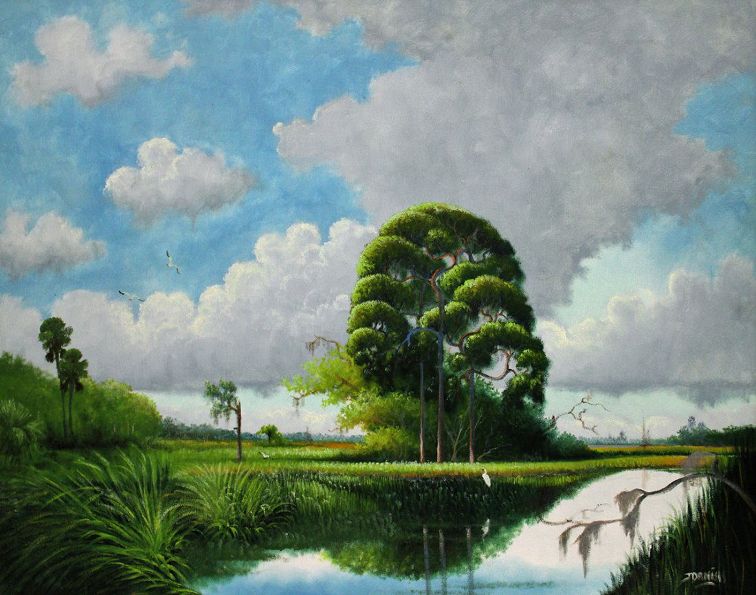 JOHNNY DANIELS HIGHWAYMEN PAINTING (1 of 5)