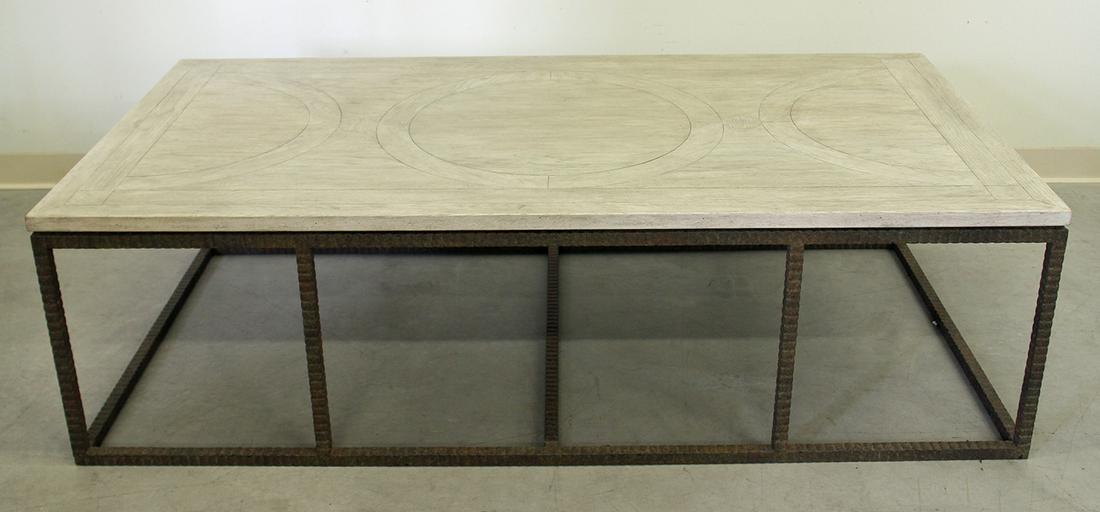 TAVOLINO WOOD & IRON COFFEE TABLE (1 of 3)