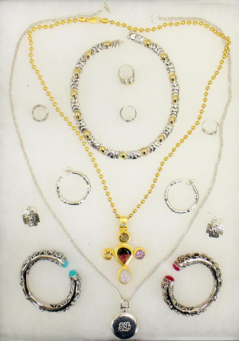 STERLING SILVER & 18K GOLD JEWELRY COLLECTION (1 of 4)