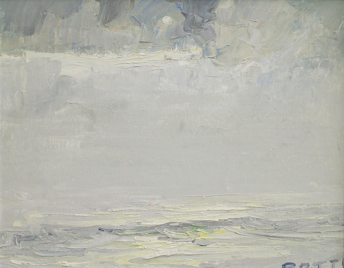 ITALO BOTTI NIGHT BEACH PAINTING (1 of 3)