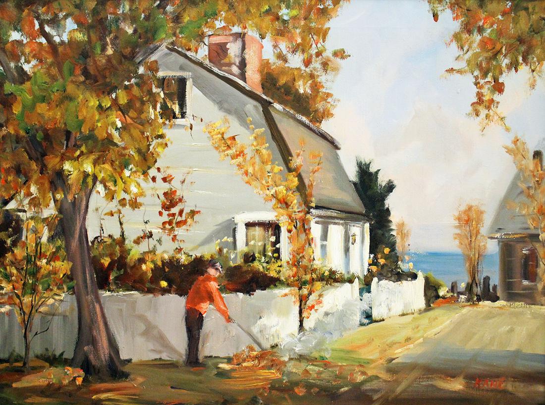 THEODORA KANE AUTUMN ROCKPORT PAINTING (1 of 6)